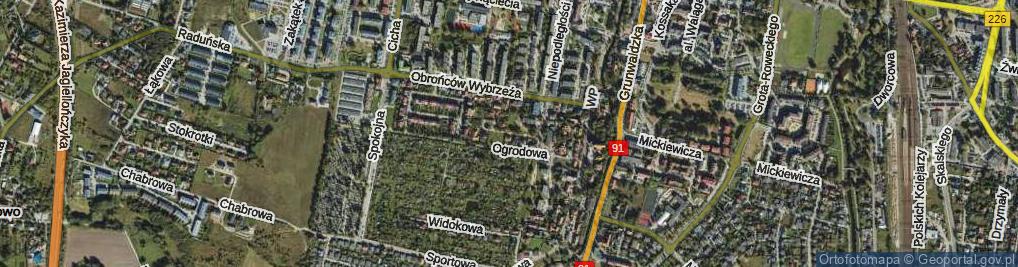 Zdjęcie satelitarne Konwaliowa ul.